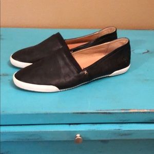 Frye Black Leather Flats